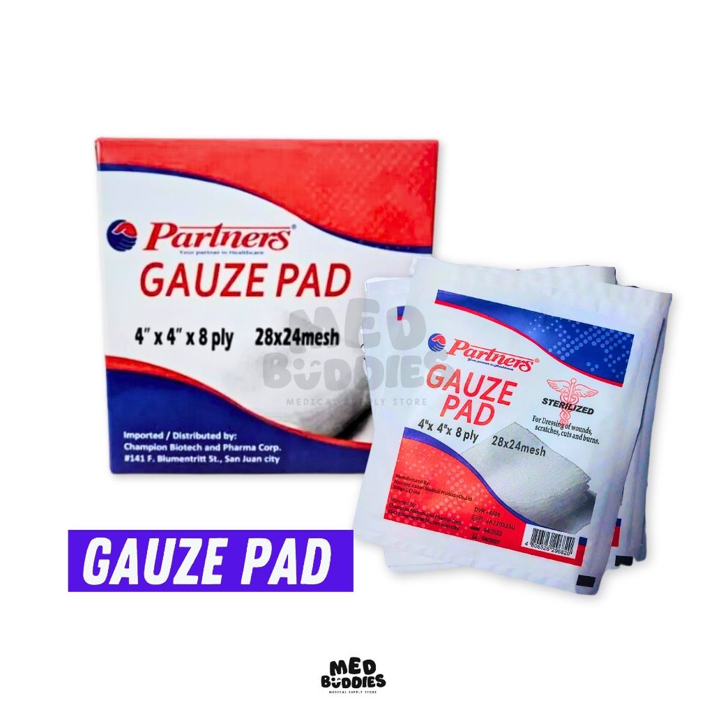 [5 Pieces] Sterile Gauze Pad 4x4 Absorbent Pads Swabs Ply Sponge