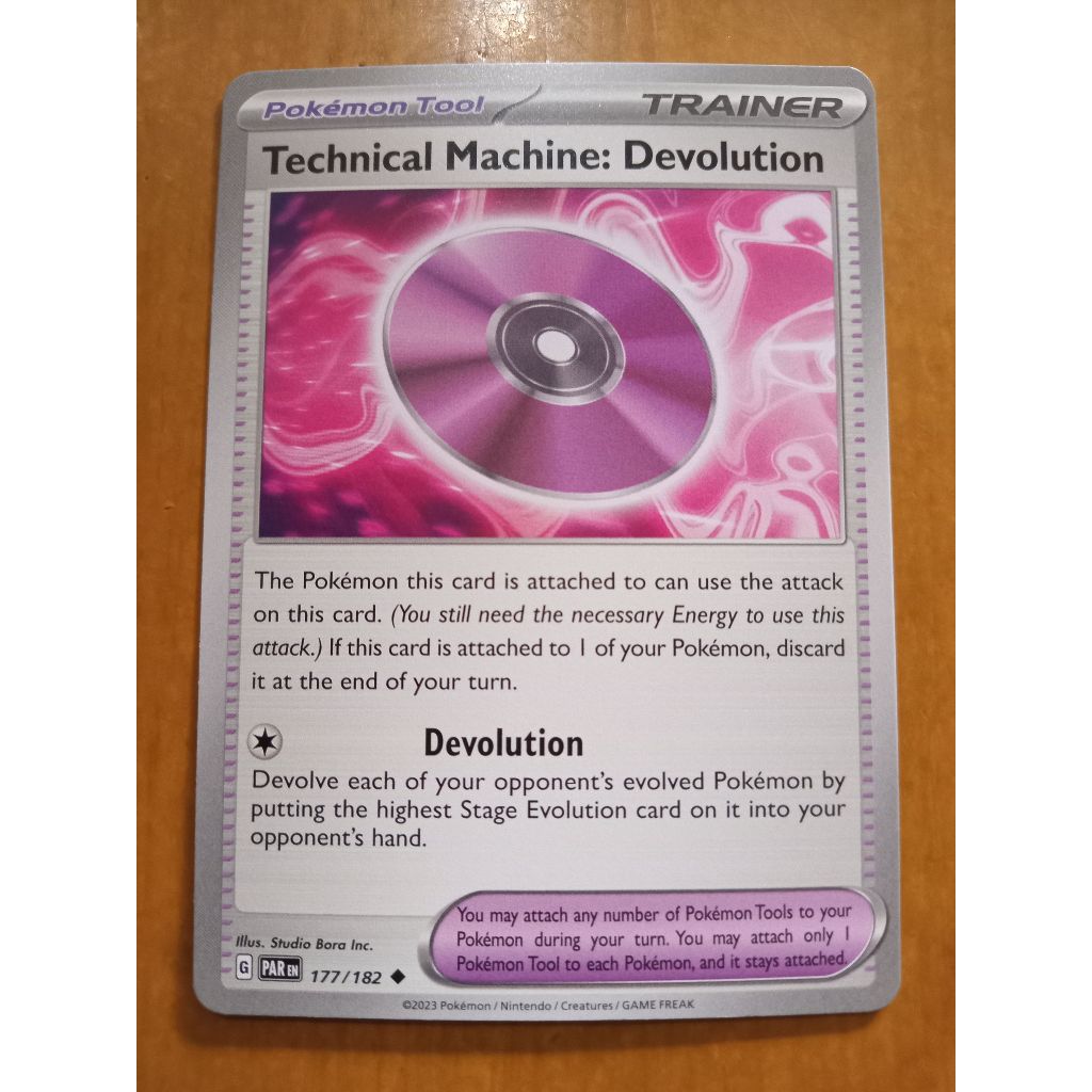 Pokémon TCG – Technical Machine: Evolution (178/182) – Paradox Rift – Uncommon – NM