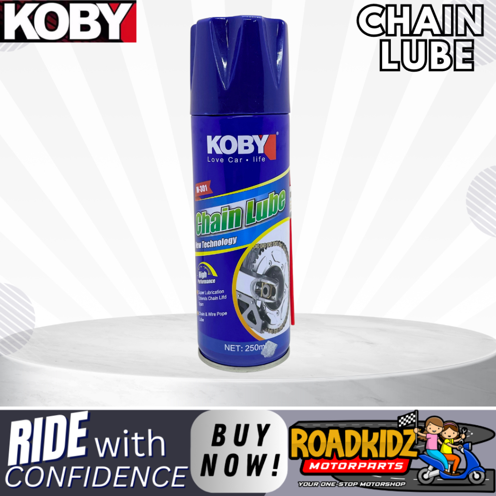 KOBY CHAIN LUBE 250ML ORIGINAL Shopee Philippines