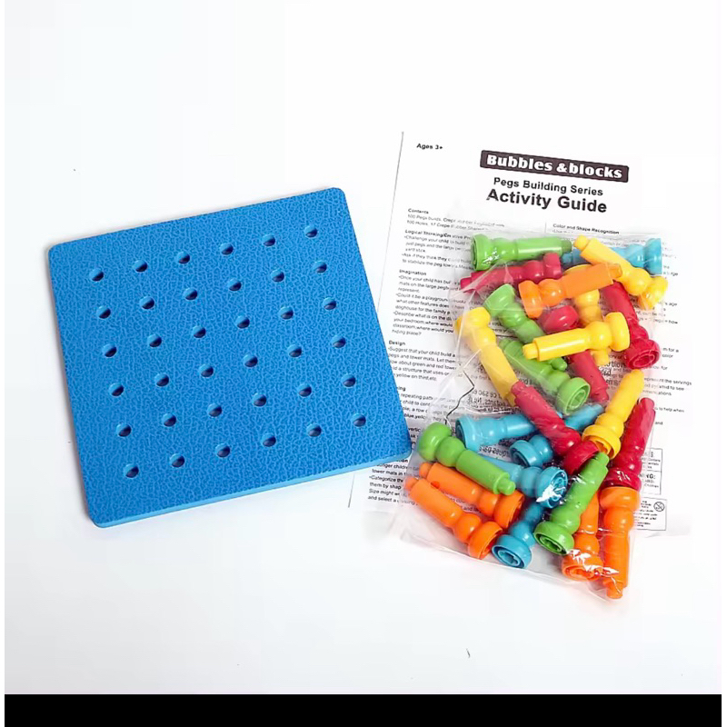 educratePH 25pcs Peg Board Builder / Stacking Math Imagination ...
