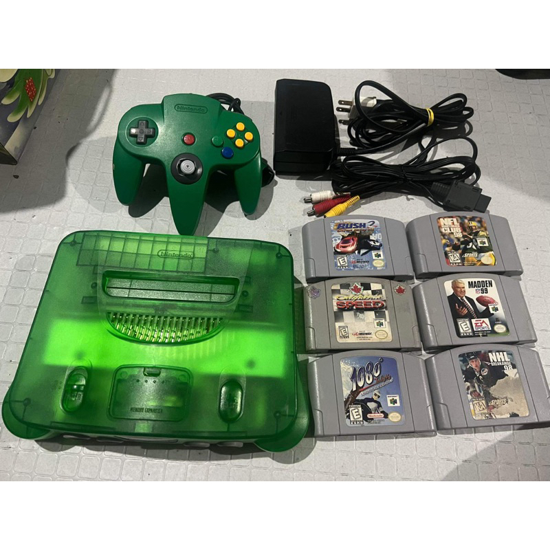 NINTENDO 64 SET ( JUNGLE GREEN ) | Shopee Philippines