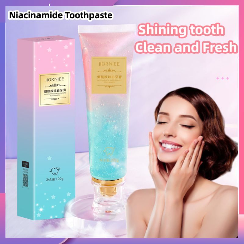 JIORNIEE Niacinamide Whitening Toothpaste Remove Stains Fresh Breath ...