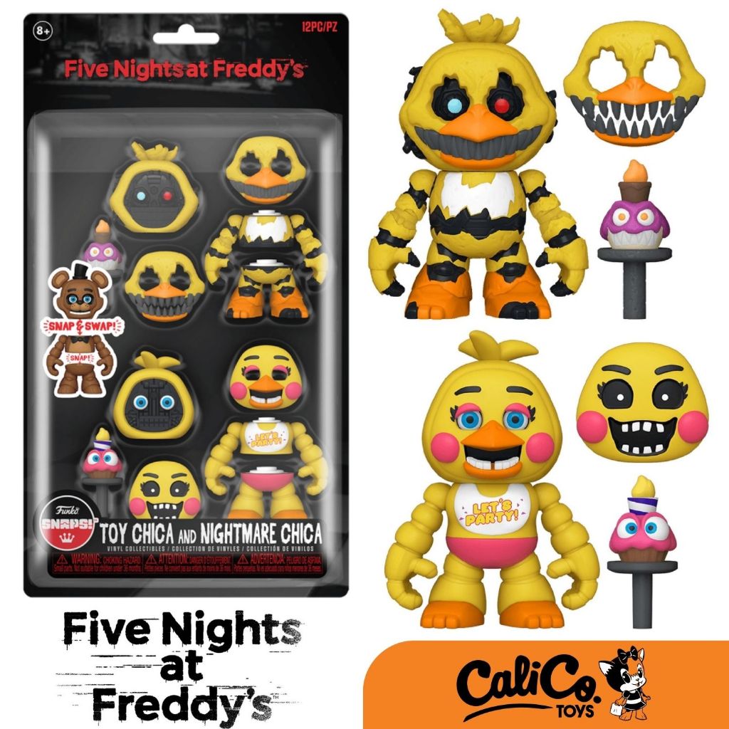 Funko Snaps! Five Nights at Freddy's - Toy Chica and Nightmare Chica 2 ...