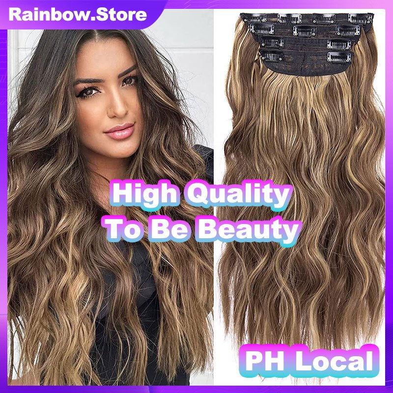 16 Clip In Hair Synthetic Hair Wigs Extensions Hair Accessories Long