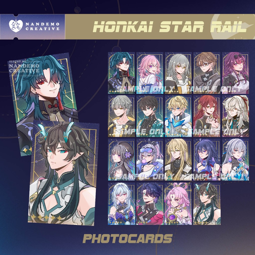 Honkai Star Rail Foil Photocard | Nandemo Creative | Shopee Philippines
