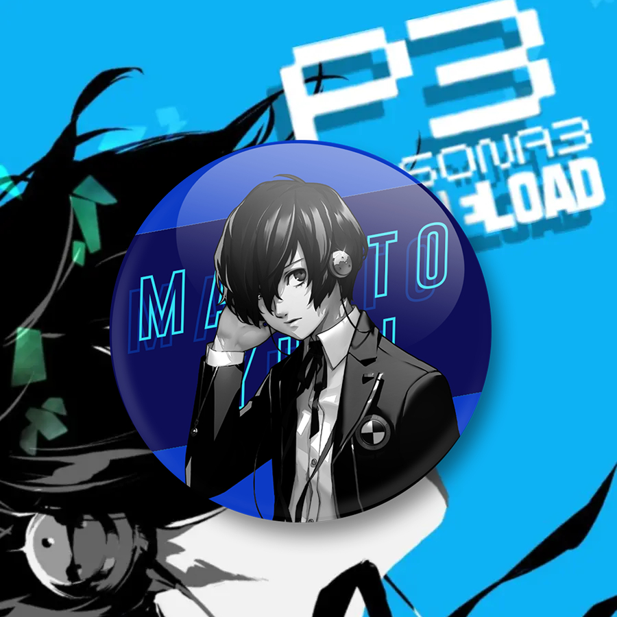 Persona 3 Reload Button Pins / Can Badge | Shopee Philippines