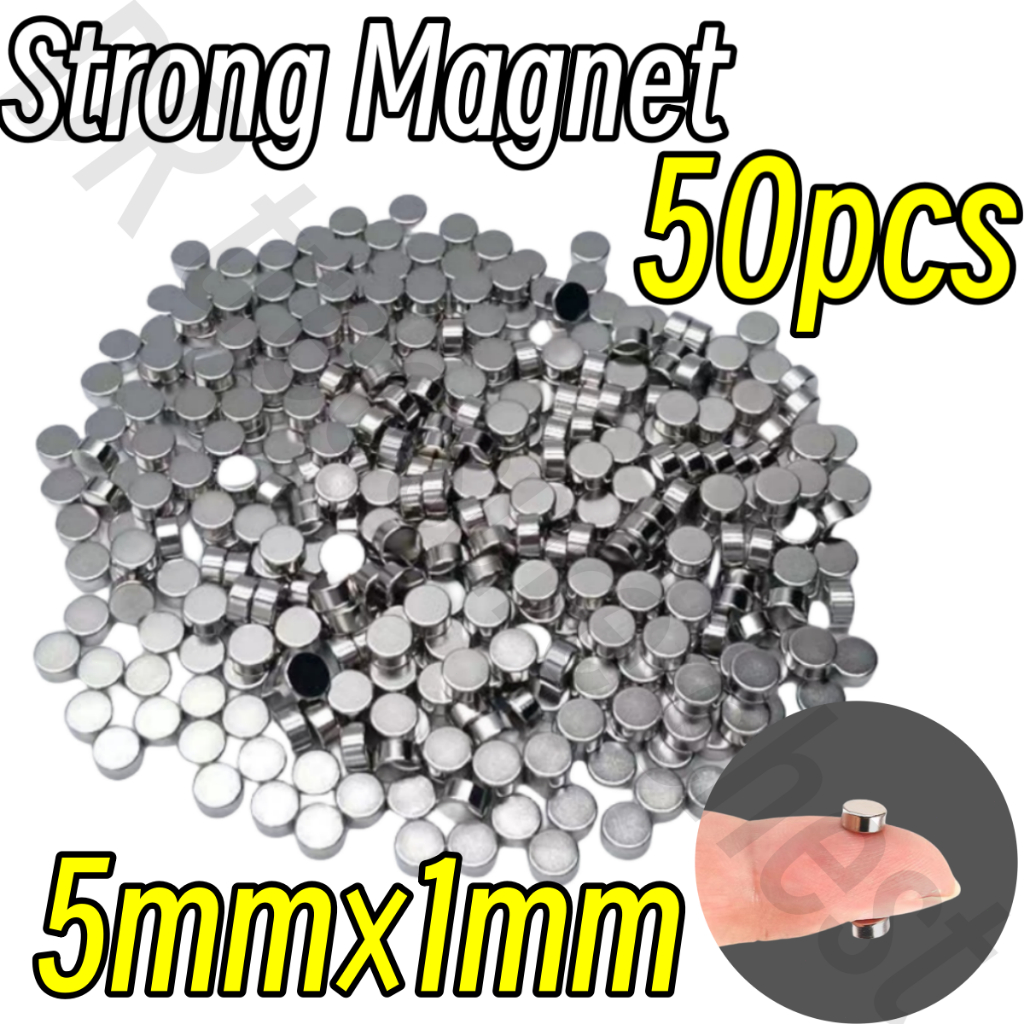 50pcs Strong Round Disc Earth Neodymium Mini