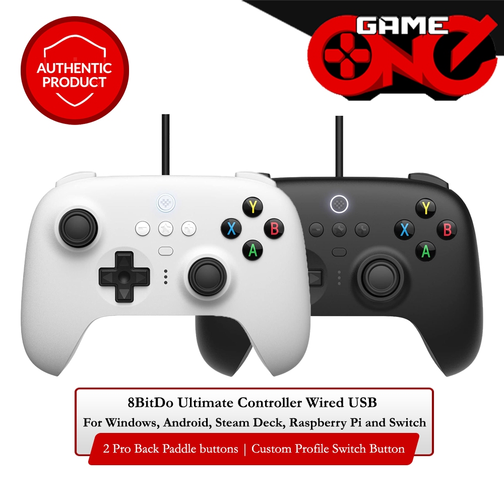 8BitDo Ultimate Controller Wired USB for Windows, Android, Steam Deck,  Raspberry Pi and Switch | Shopee Philippines