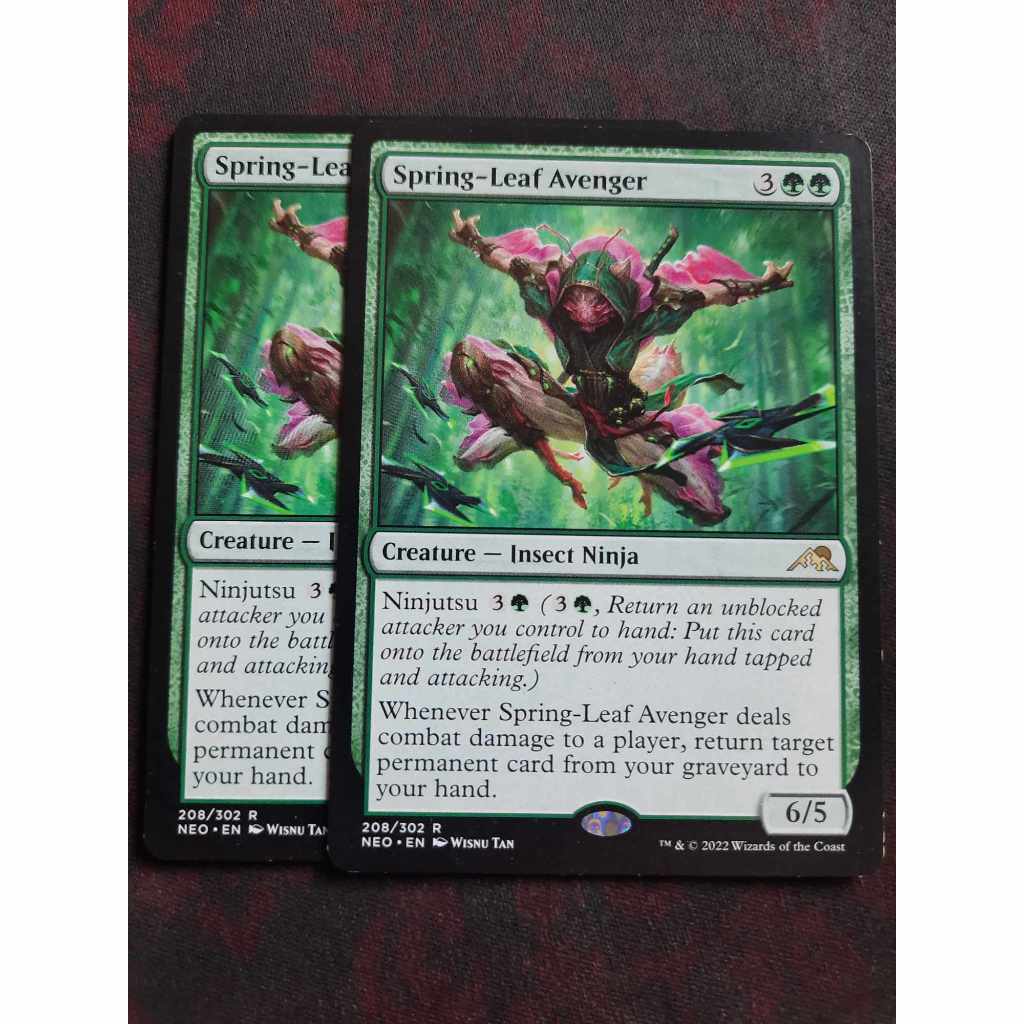 Spring Leaf Avenger ( MTG / Rare / Creature / NEO ) Shopee Philippines