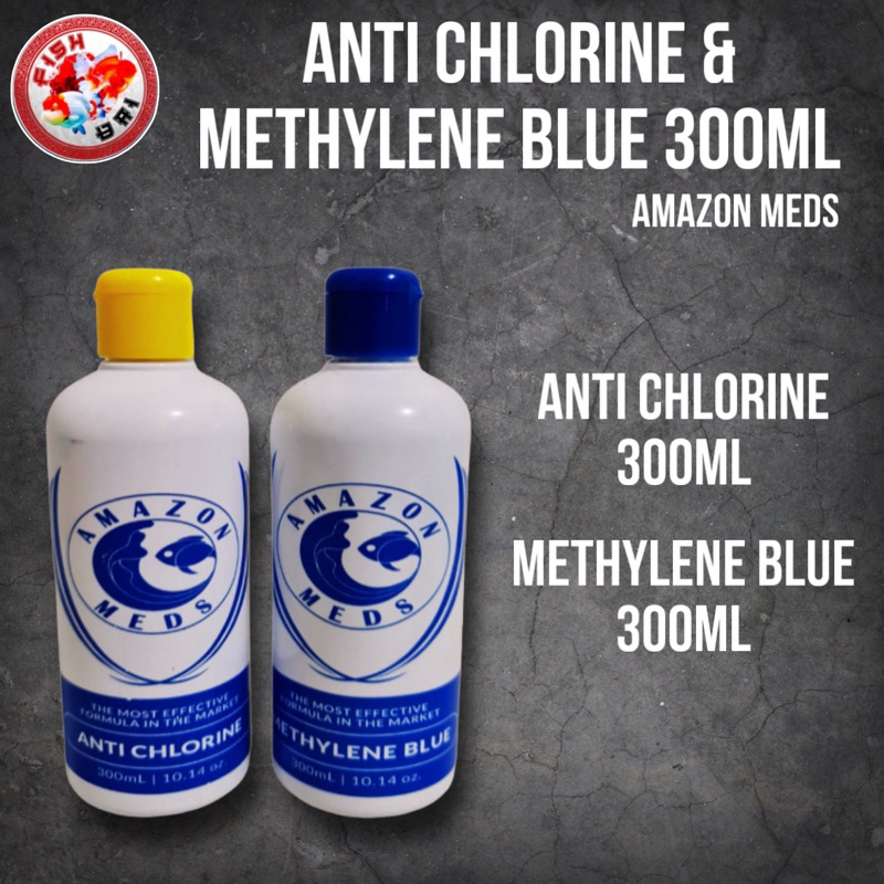 Methylene Blue 300ml Anti Chlorine 300ml by Amazon Meds Shopee