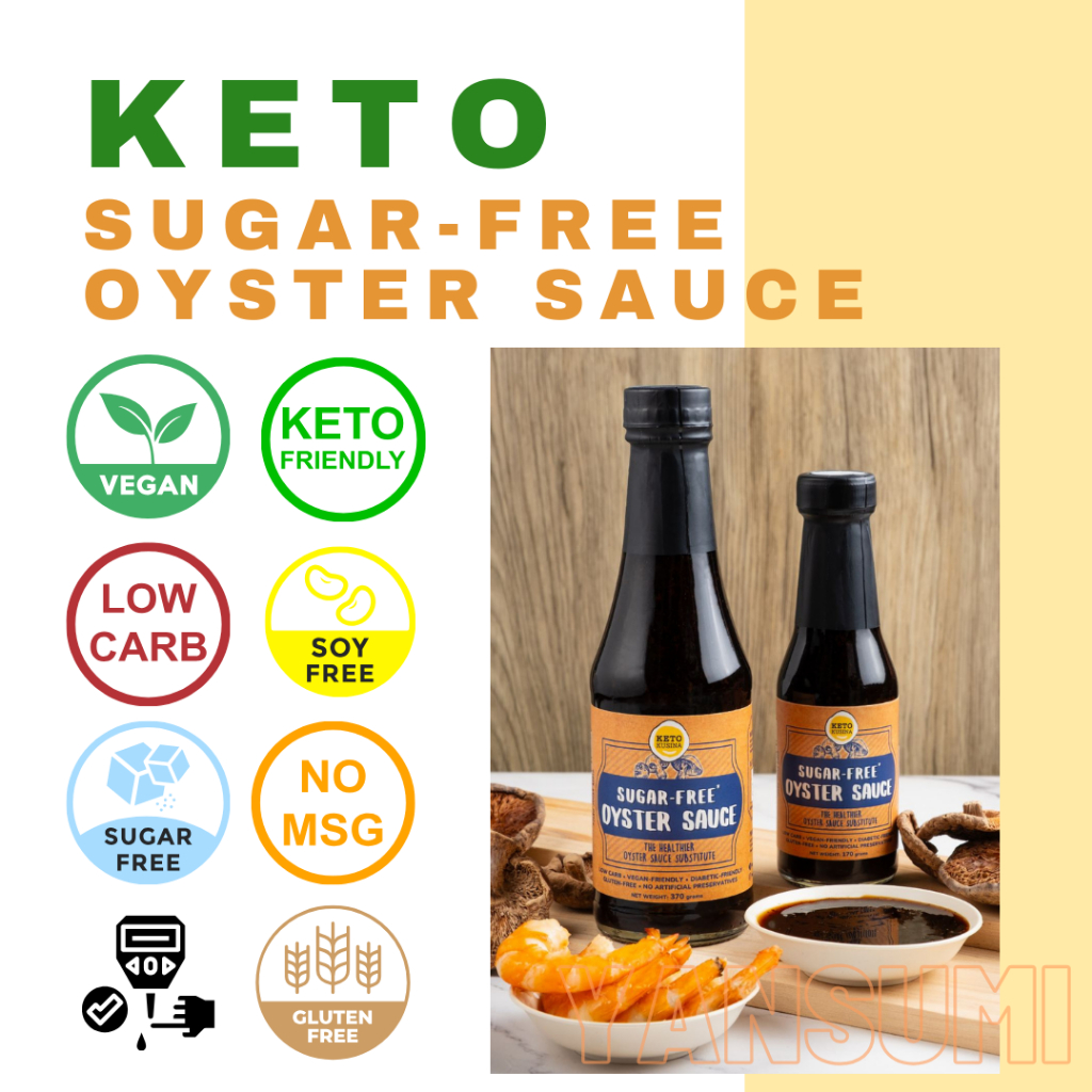 Keto Kusina SugarFree OYSTER SAUCE Low Carb Keto Friendly No MSG