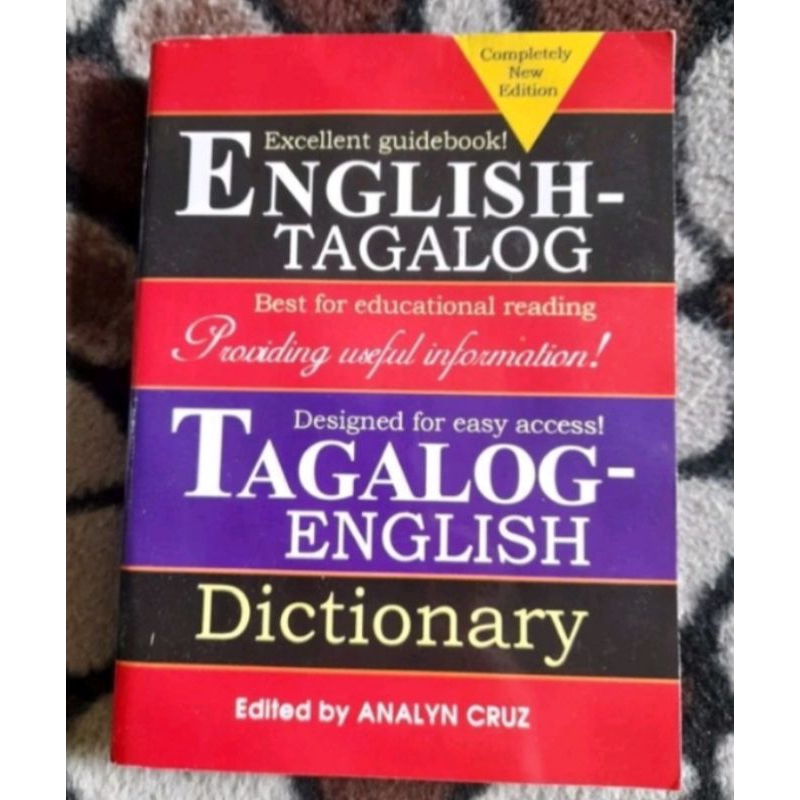 ENGLISHTAGALOG DICTIONARY!!! Shopee Philippines