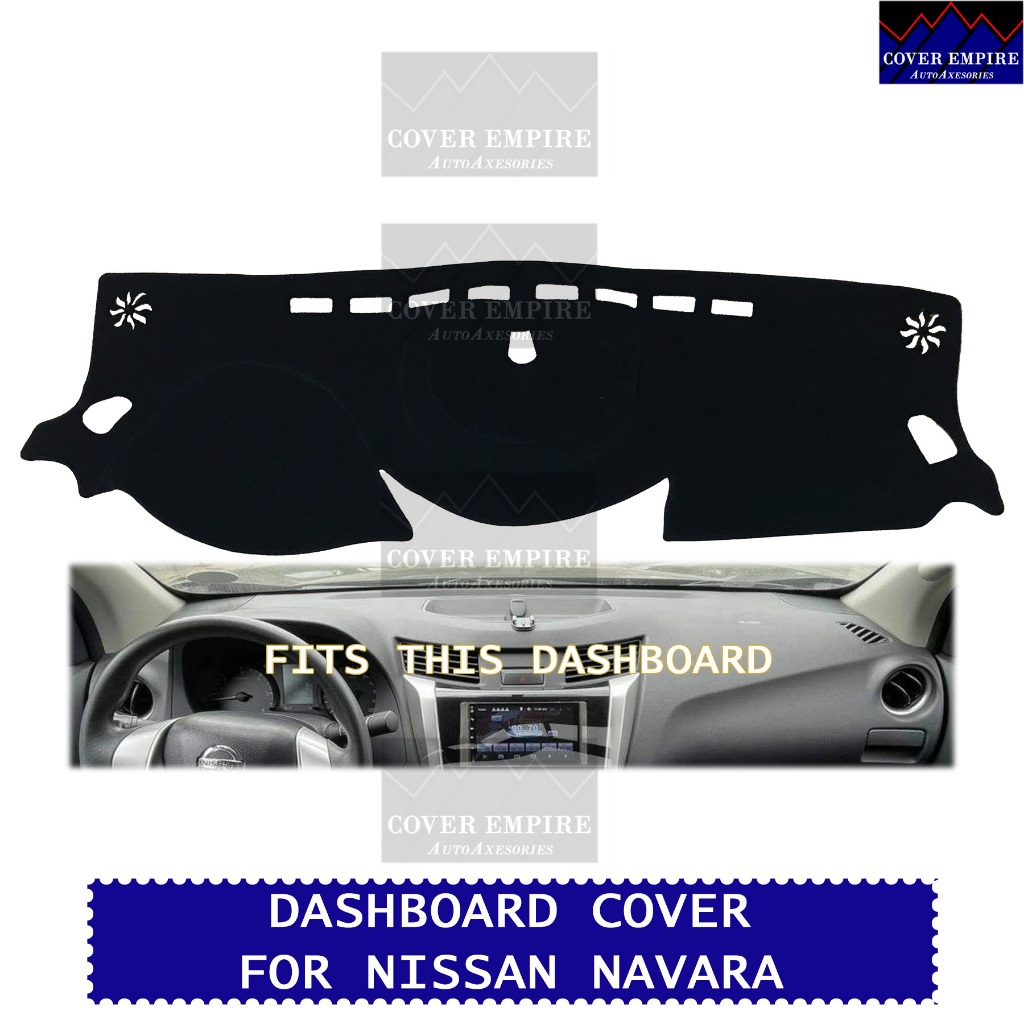 Nissan Navara NP300 VL EL Calibre / Navara / Dashboard Cover 2012 2013 2014 2015 2016 2017 2018 2019 2020 Dashmat Dash Mat Sun Shade Dashboard Cover Pad Dash Board Cover Carpet Bose Car Accessories I565092288
