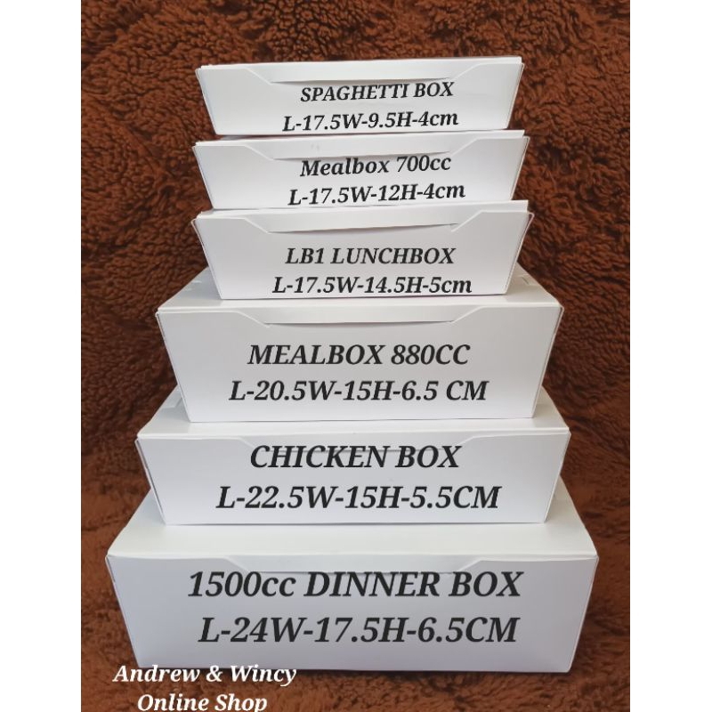 50PCS PER PACK Spaghetti box, MEAL BOX 700cc, MEAL BOX 880cc, Lunch box