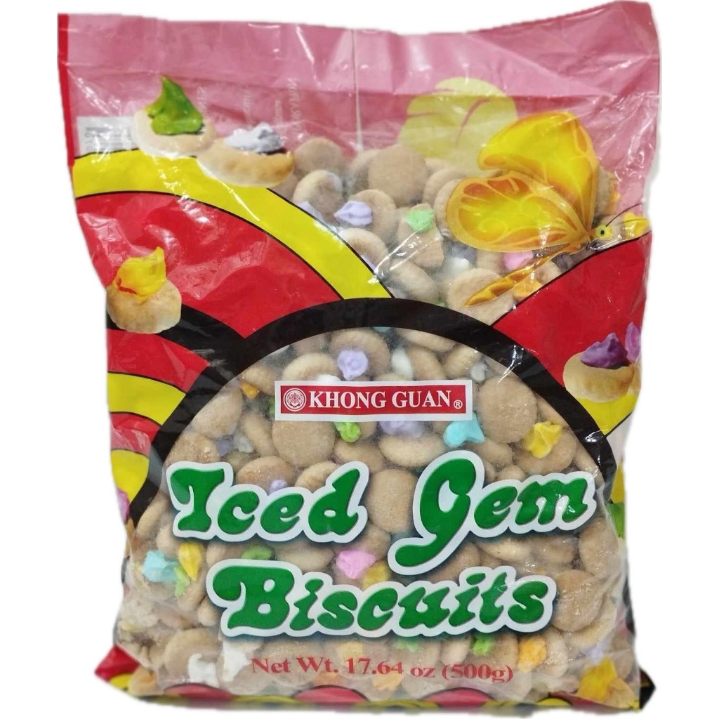 Khong Guan Iced Gem Biscuits 500g Shopee Philippines 