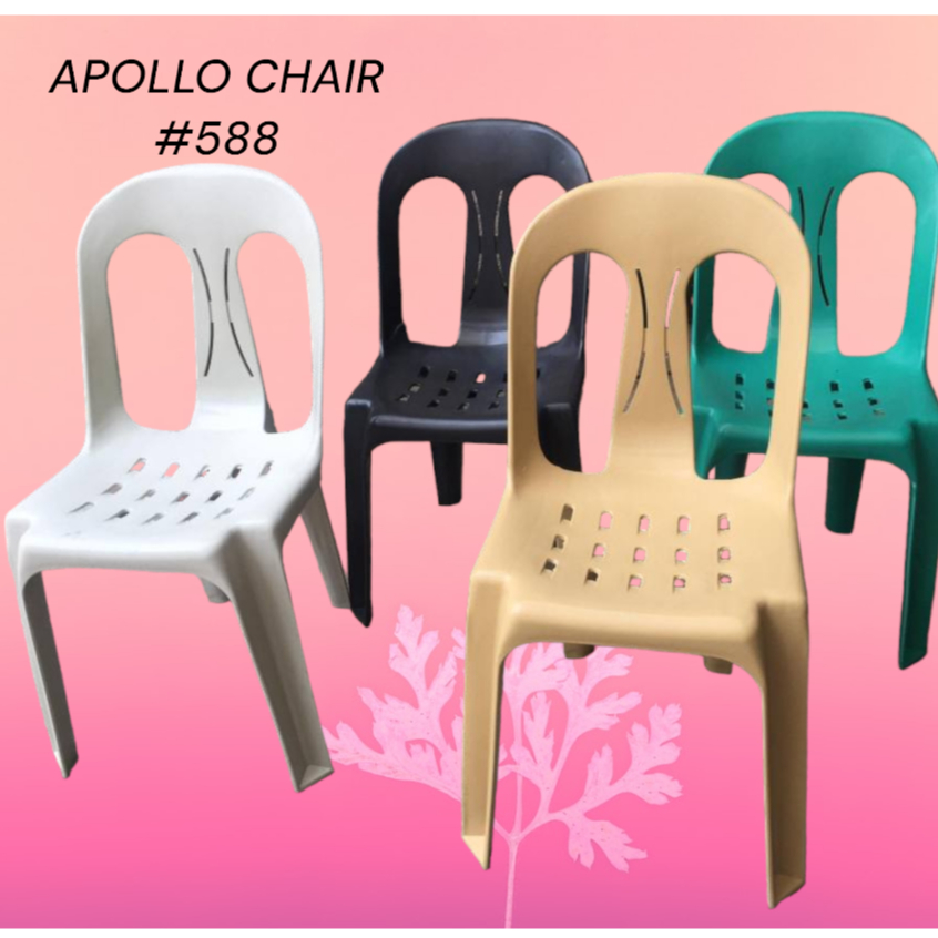 APOLLO UNILUCKY MONOBLOCK CHAIR ARMLESS No.588 ( MAXIMUM OF 3PCS ONLY