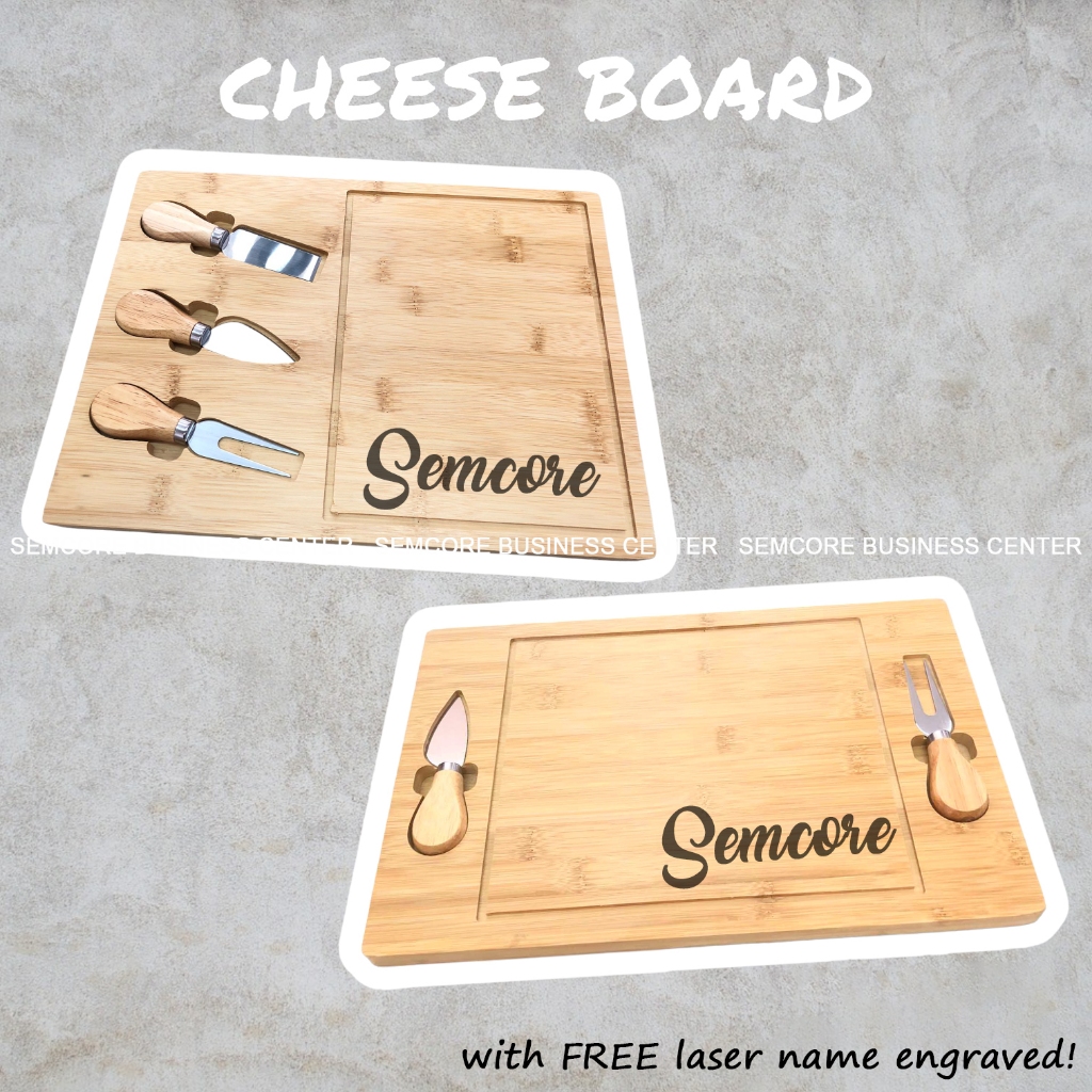 Laser Engraved Cheese Board Shopee Philippines