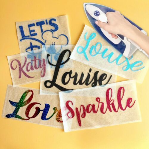 HTV Or Heat Transfer Vinyl, Customize Name, Letters For Any Fabrics ...