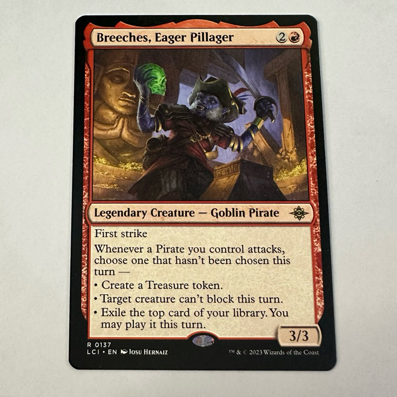 BREECHES, EAGER PILLAGER | LCI THE LOST CAVERNS OF IXALAN | GOBLIN ...