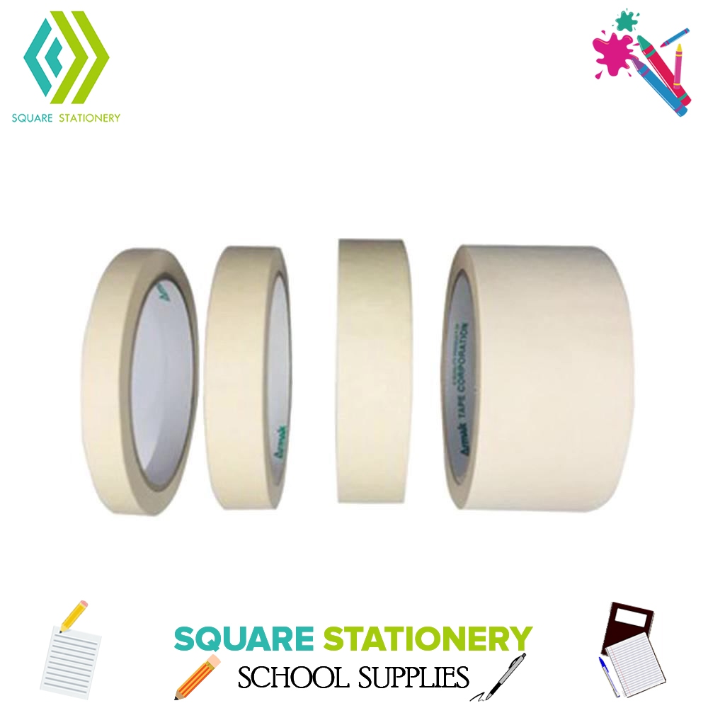 Square Stationery Masking Tape White Color School and Office Supplies