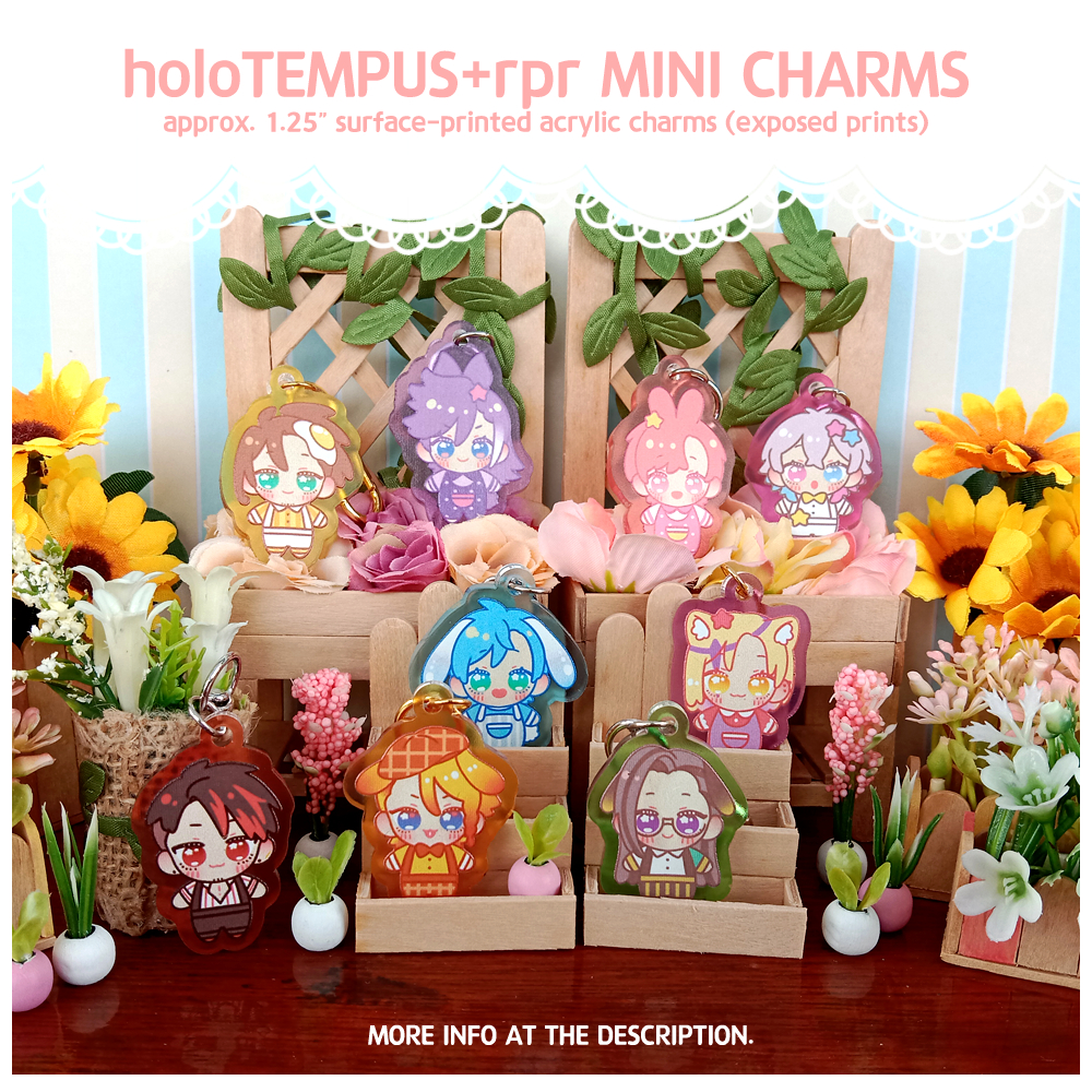 MINI ACRYLIC CHARMS by Soraille - holoTEMPUS with RPR (VTubers ...