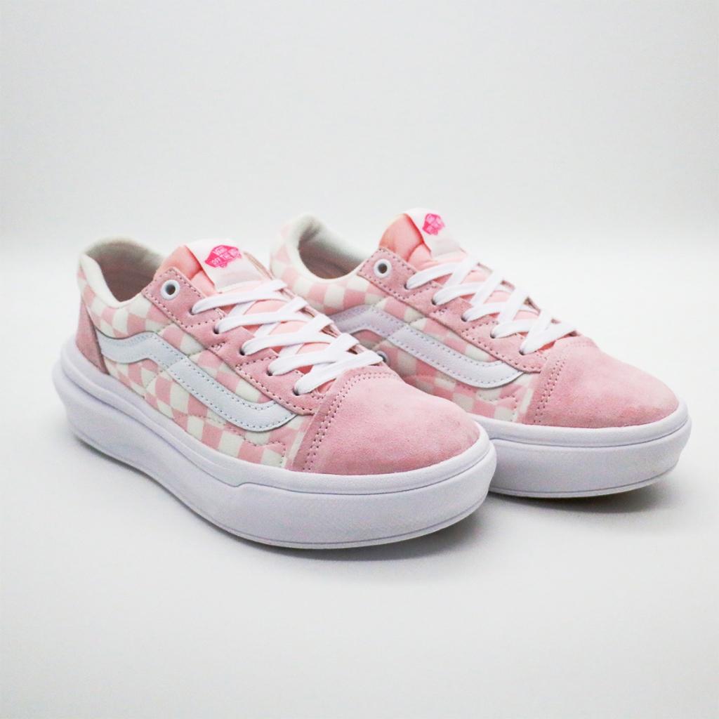 Vans Old Skool Overt Cc Checkerboard Blushing Bride For Womens Shopee Philippines