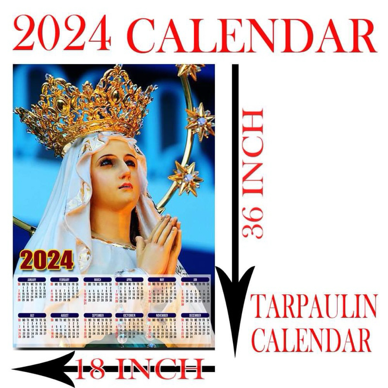 2025 Tarpaulin calendar 10oz | Shopee Philippines