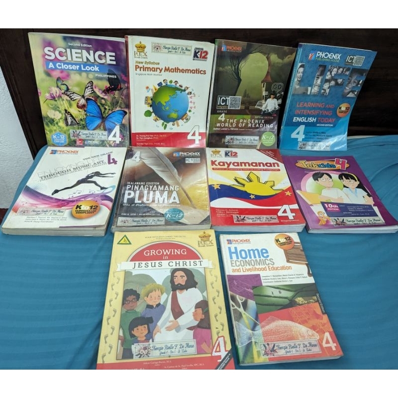 Grade 4 books Set E (Used) | Shopee Philippines