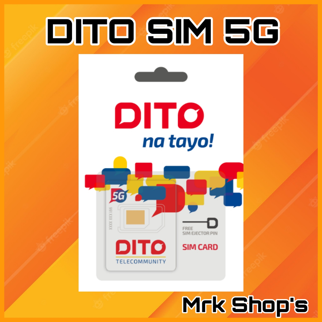 DITO 5G SIMCARD (NO EXPIRATION) | Shopee Philippines