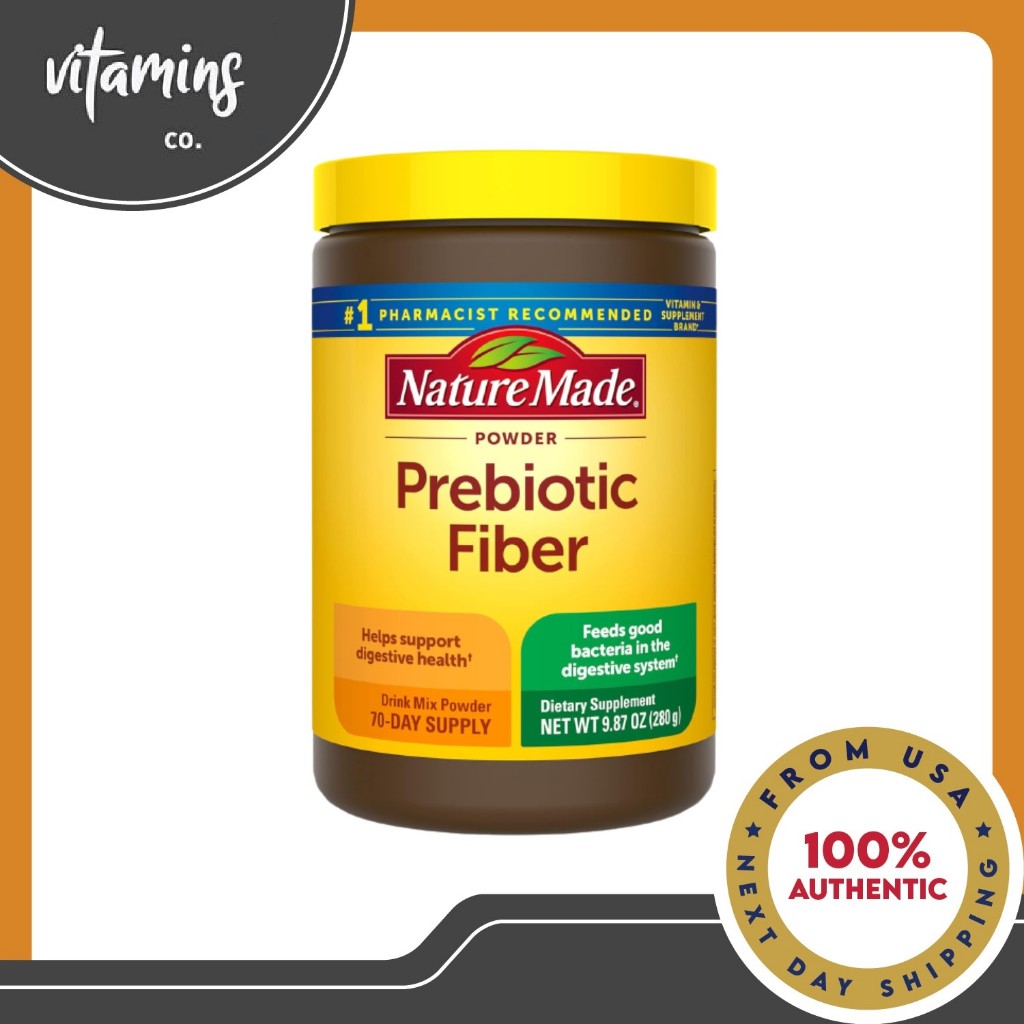Nature Made Prebiotic Fiber Powder Drink Mix, Unflavored (9.87 oz) No Sugar Shopee Philippines