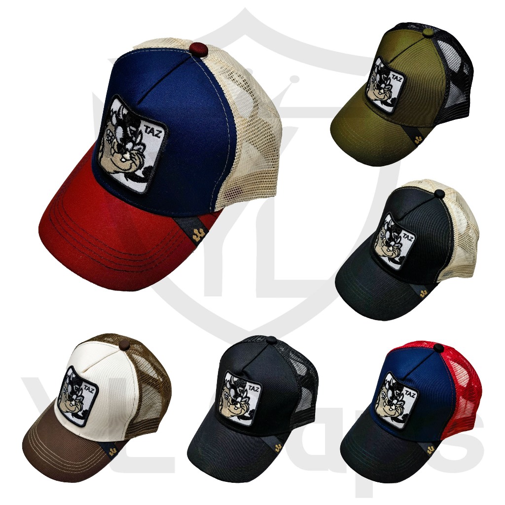 YL Caps Looney Tunes Tasmanian Devil Taz Bugs Bunny Net Baseball Caps