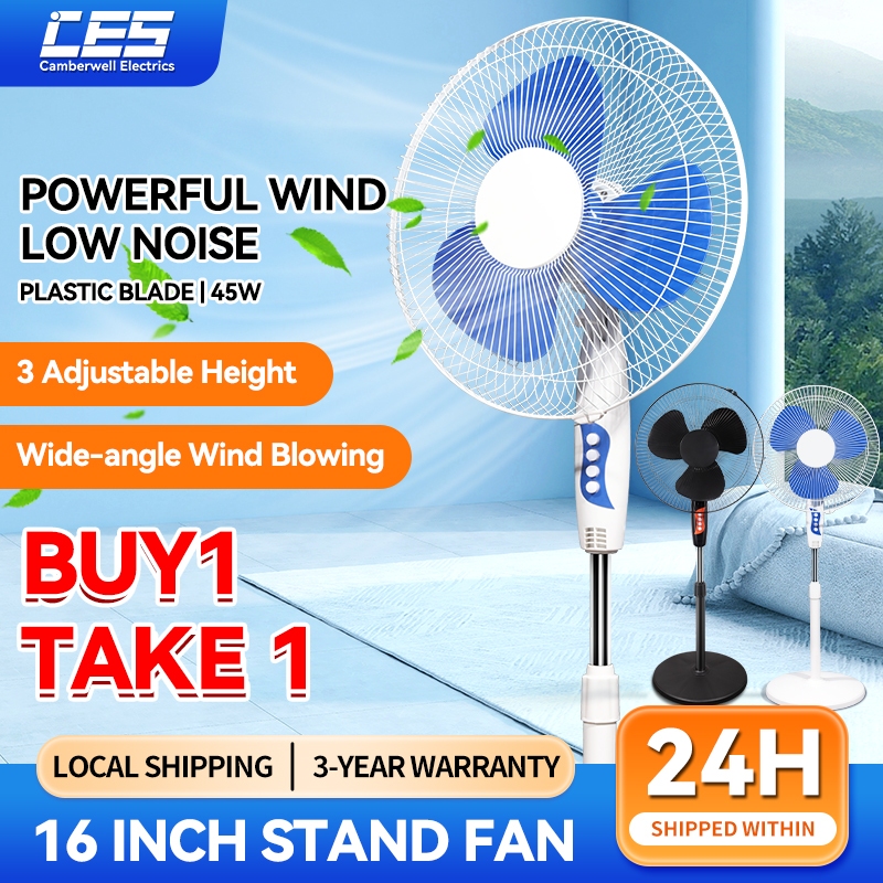 CES Electric stand Fan floor fan 16inch vertical electric fan three