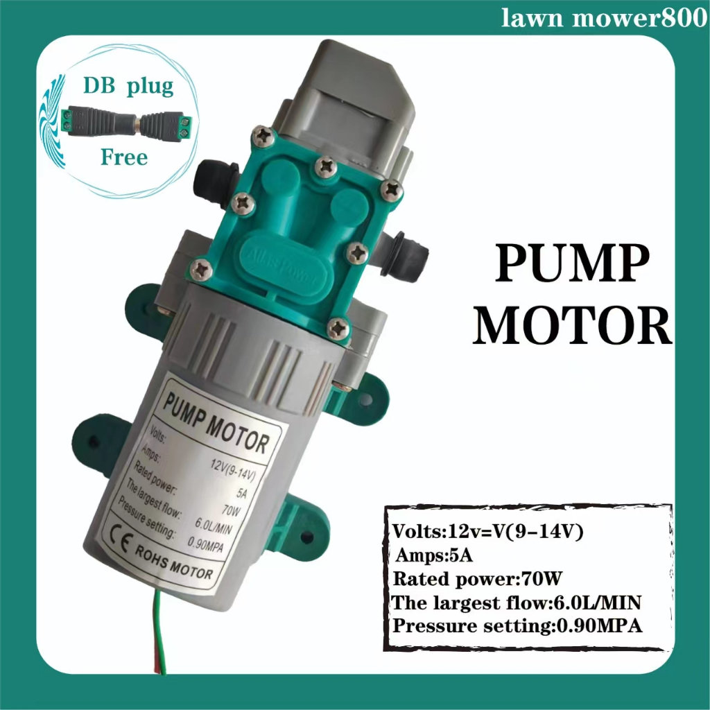 2 Pompe Acqua Autoinnescanti 12V 70W 130PSI - Per RV, Marine, Auto, Con Pressostato