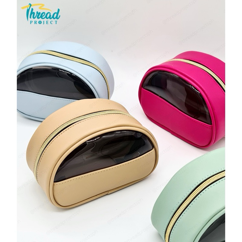 Thread Project Make Up Pouch Minimalist Cute Mini Cosmetic Bag Travel  Organizer Vanity Pouch