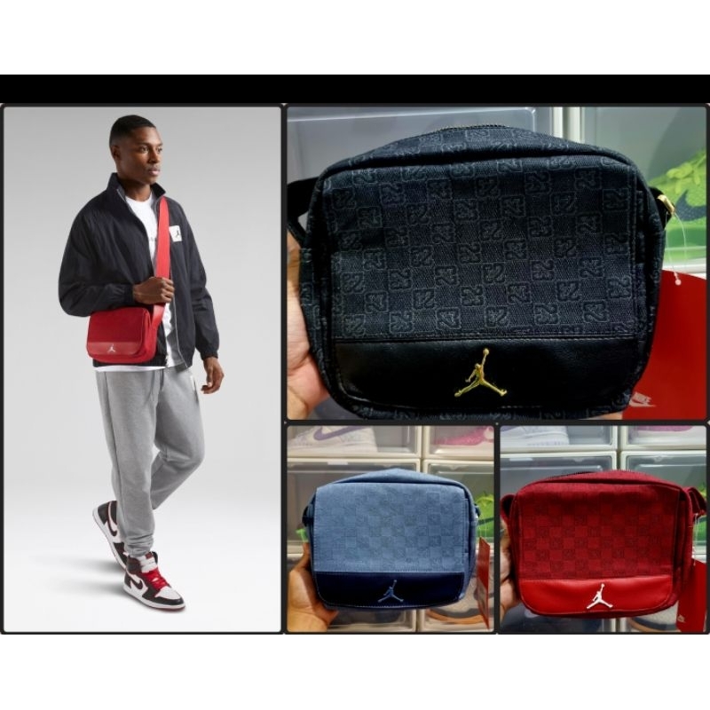 Jordan Monogram Messenger Bag UA ONHAND Shopee Philippines