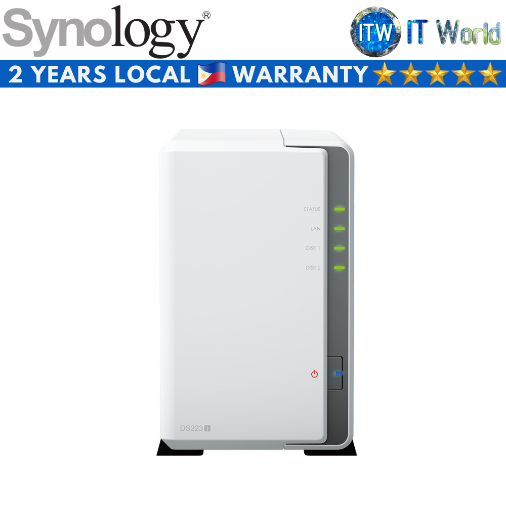 Itw Synology Disksation DS223J 2Bay Network Attached Storage (NAS