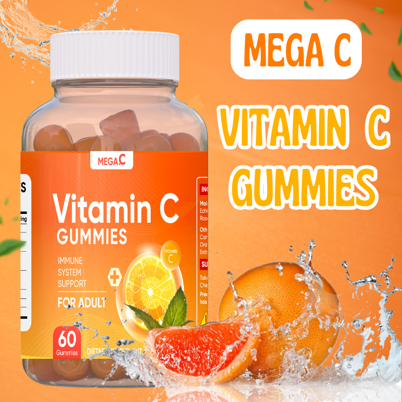 [ MegaC ] Vitamin C Gummies 1500mg With Zinc Increase Immunity And ...