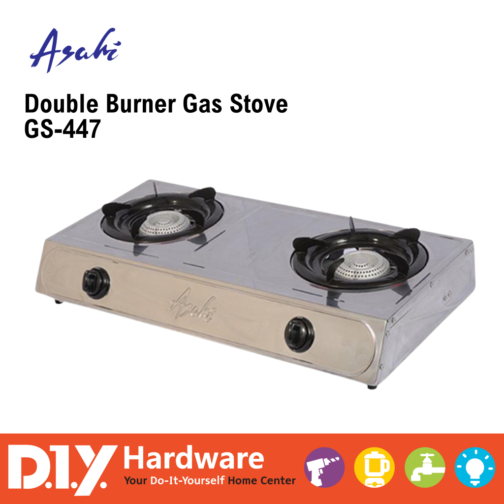 Asahi Double Burner Gas Stove (GS447) Shopee Philippines