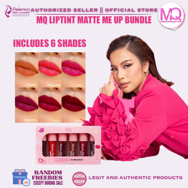 MQ COSMETICS MATTE ME UP LIPTINT BUNDLE 6PCS ALL SHADES | Shopee ...