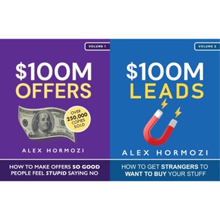 $100M Offers(Vol.1) + $100M Leads(Vol.2): by Alex Hormozi, English and  Paperback