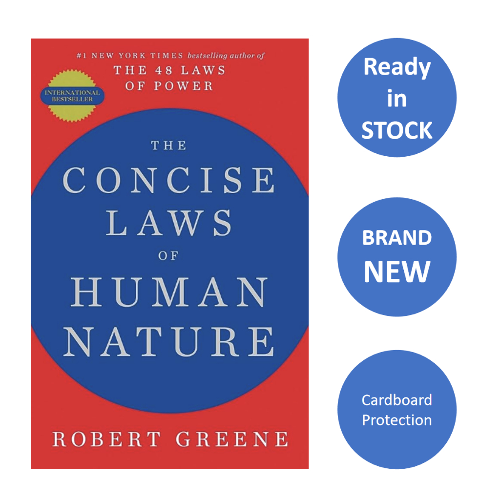 The Concise Laws of Human Nature ROBERT GREENE Bestselling ENGLISH Book ...