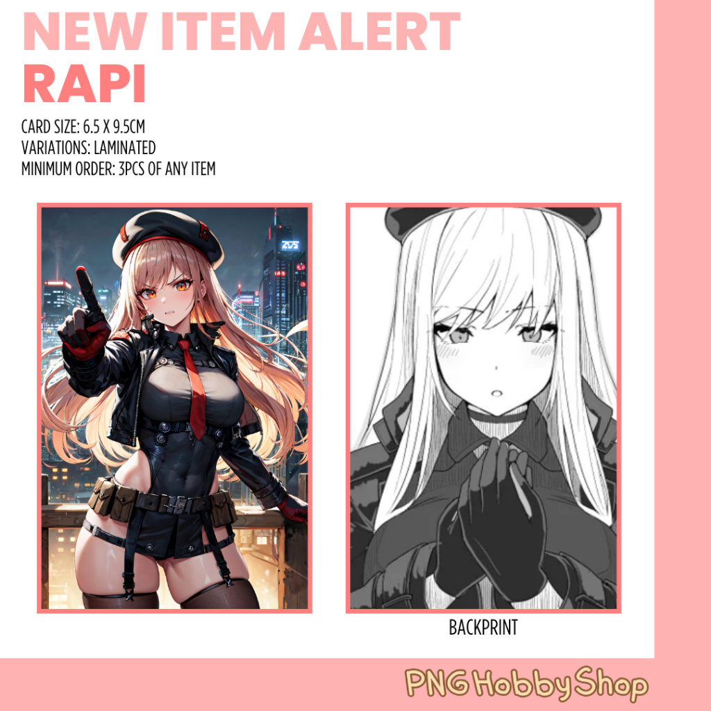 Rapi Goddess of Victory: NIKKE Anime Photocards and Keychains - PNG ...