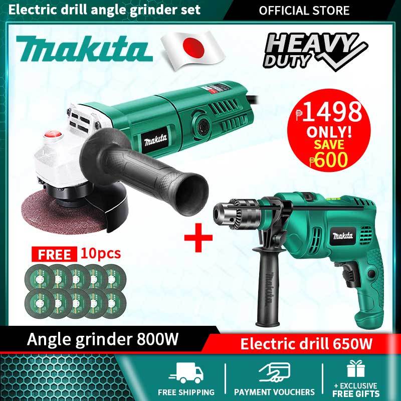 Electric Impact drill and grinder set 2 in 1 Power Tools Set Shopee