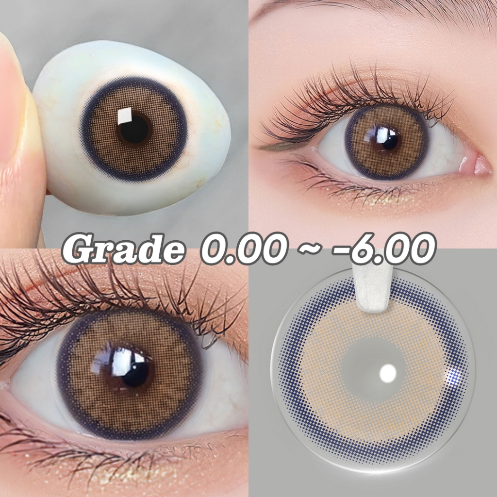 Magister graded contact lens 06.00 Sweet Brown contact lenses eye