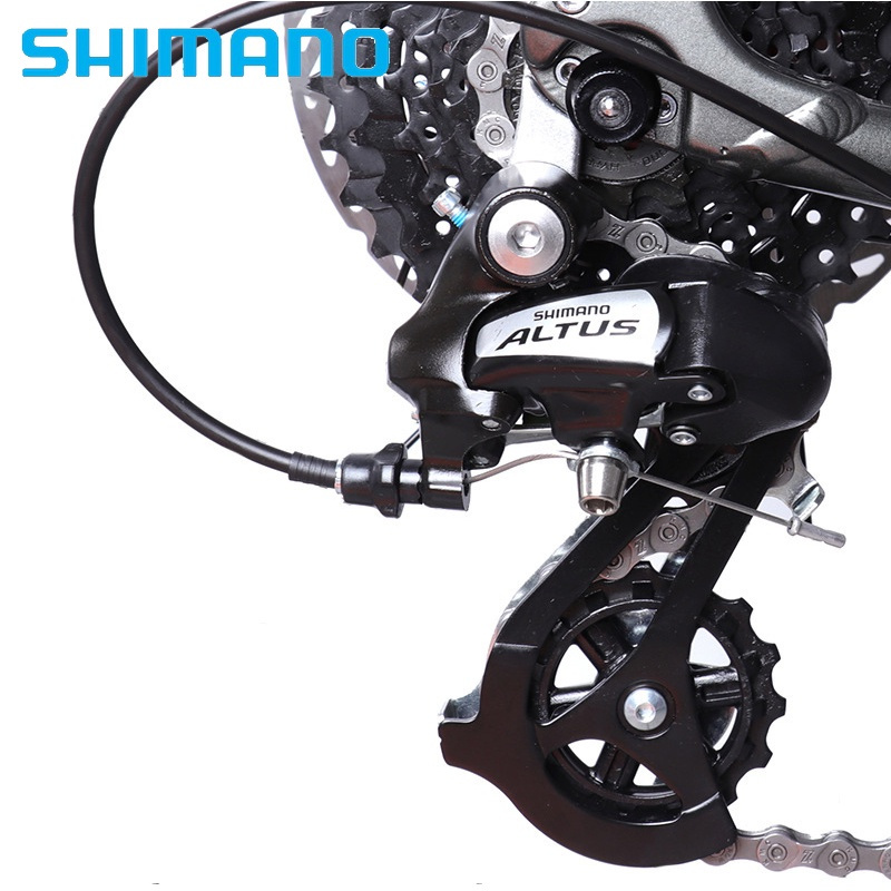 Deragliatore Posteriore Per Bici Shimano ALTUS M370 9 Veloc&agrave; 9s
