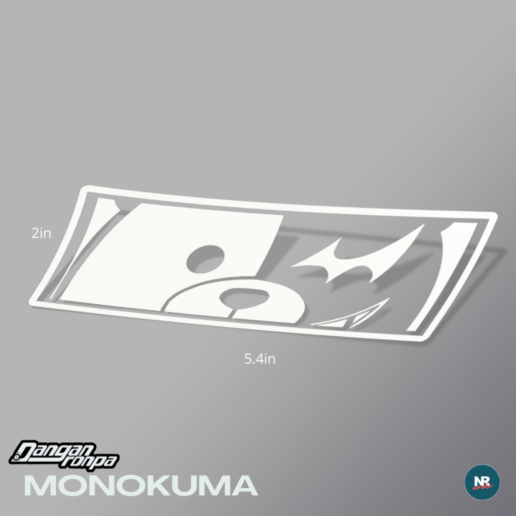 Monokuma Danganronpa Vinyl Decal Gaming Sticker | Shopee Philippines