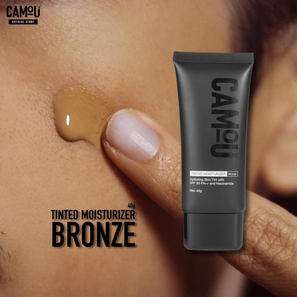 Camou Men's Tinted Moisturizer with SPF 30 VitE and Niacinamide