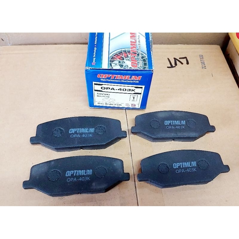 OPA-403 BRAKE DISC PAD SUZUKI MULTICAB FRONT | Shopee Philippines