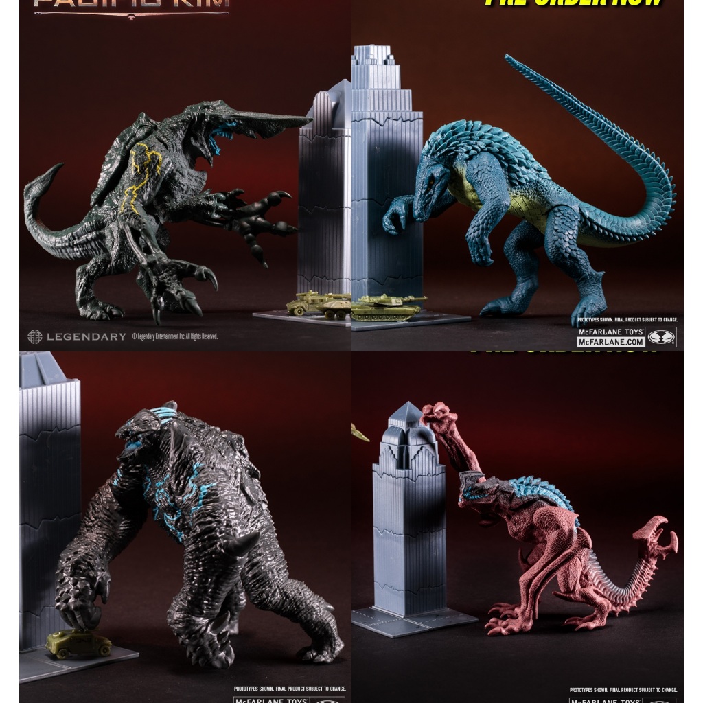 PACIFIC RIM E. LEATHERBACK KAIJU MINI FIGURA RIVER HORSE