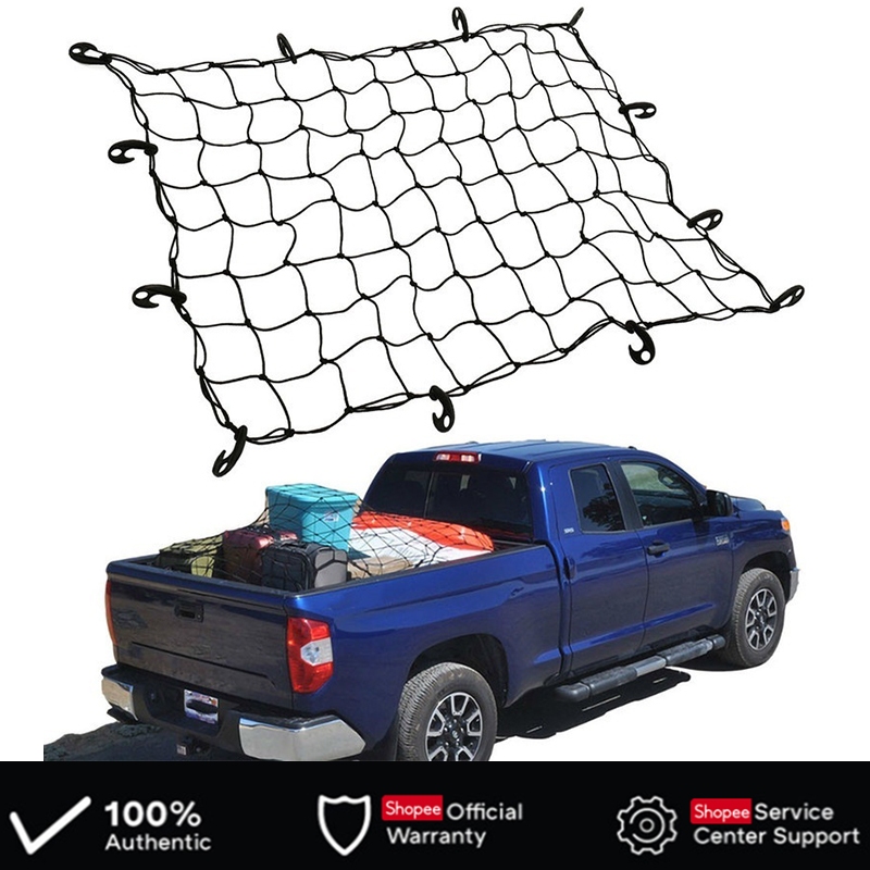 120*90CM Auto Accessory Pickup Trucks Net Car Roof Rack Elastic Cargo